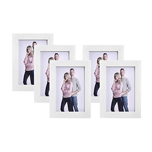 Cadres photo lot de 5 en verre
