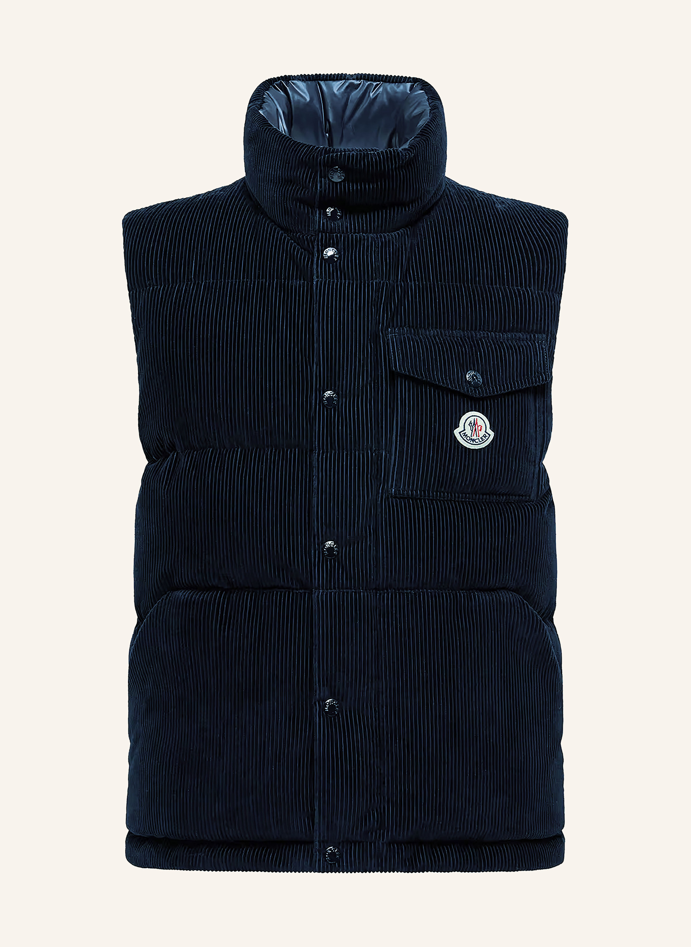 MONCLER Daunenweste AGEN aus Cord