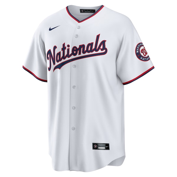 C.J. Abrams Washington Nationals Nike Home Replica Jersey  - White