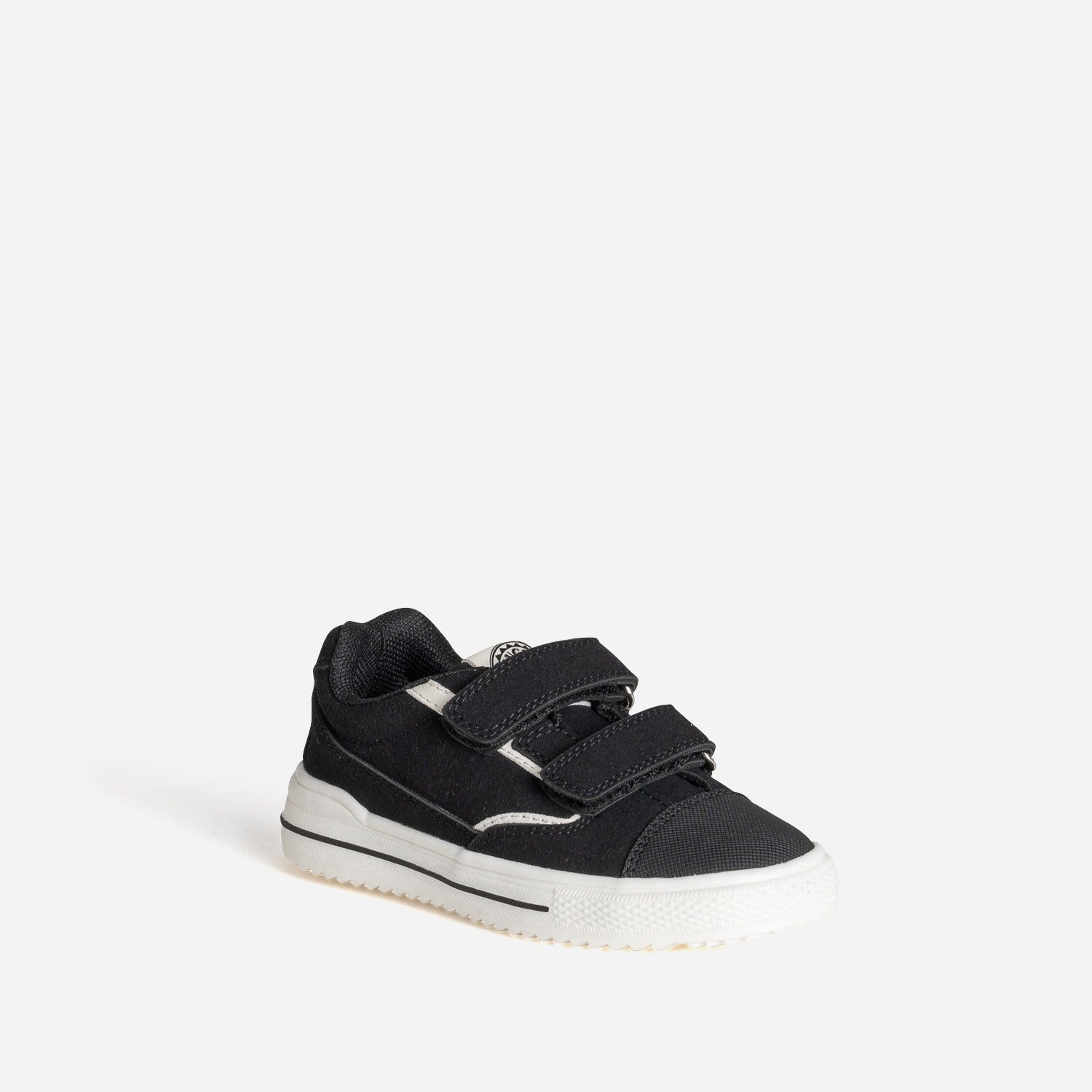 Tennis BUGGY noire en toile détails blancs