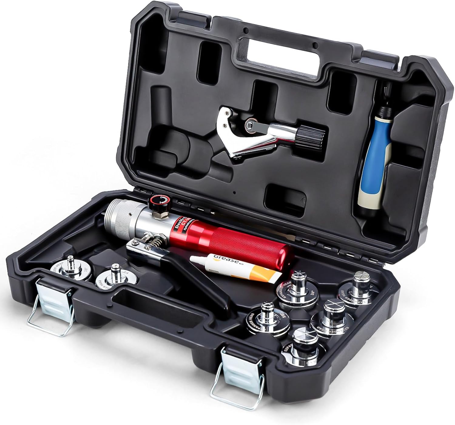 HVAC Swaging Tools Kit Hydraulic Copper Pipe Tube Expander Tool 3/8, 1/2, 5/8, 3/4,7/8,1,1-1/8 Inch