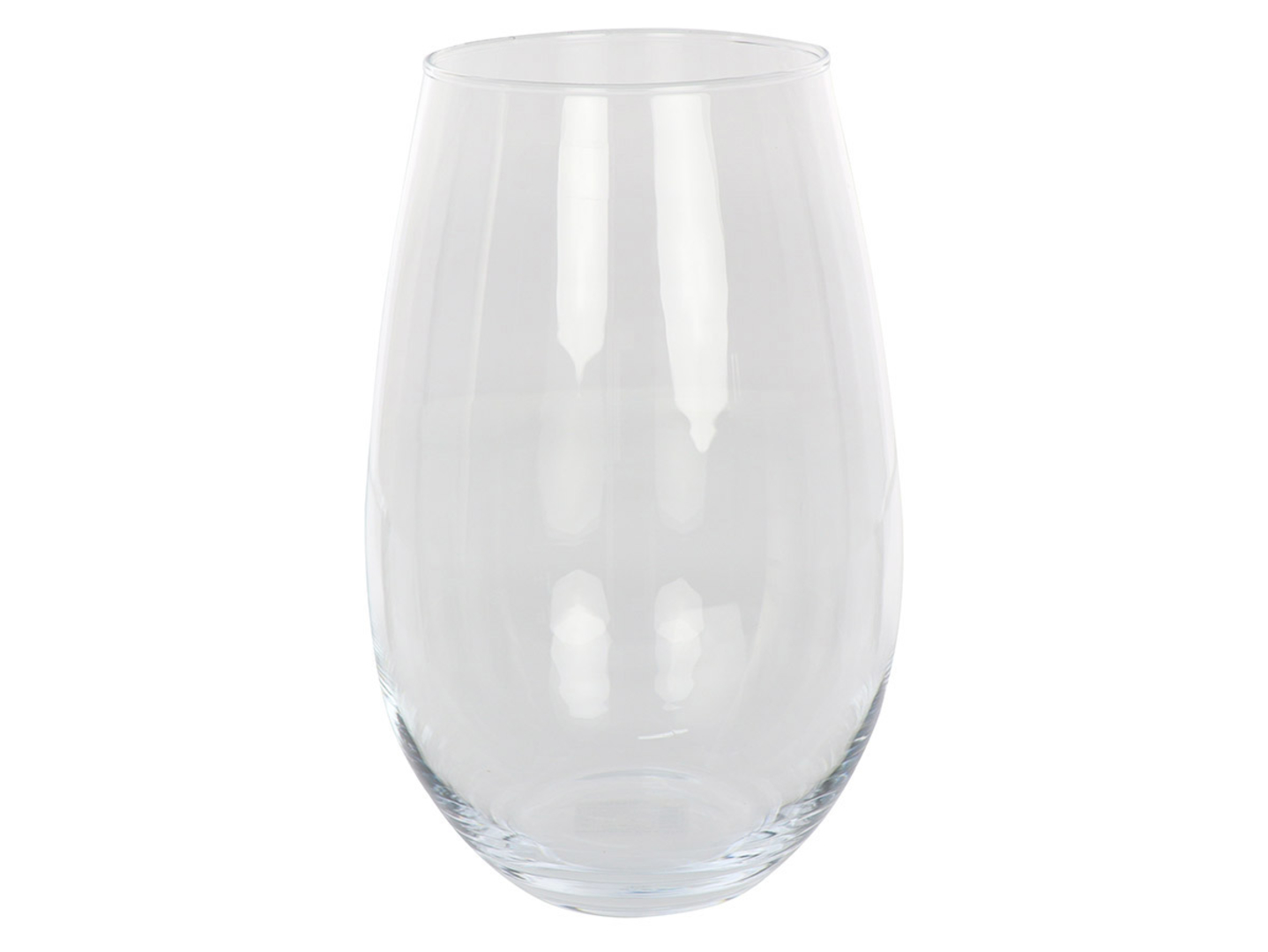 Wazon szklany 30 cm transparentny