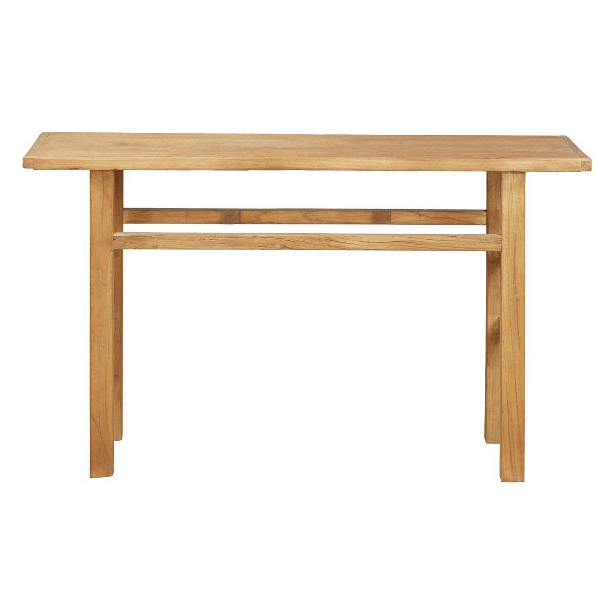 BRUM - Console bois d'orme naturel 130cm