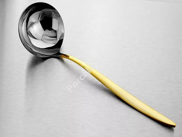 Komplet sztućców 65 cz. na 12 osób Hisar - Mercury Gold (4.0/3.0mm) złocone