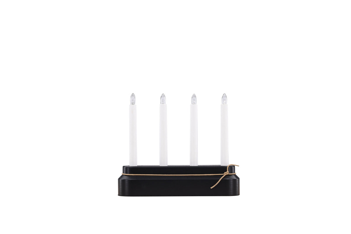 Rebellenclub Tafellamp Tuanu - zwart - 25 x 7 cm