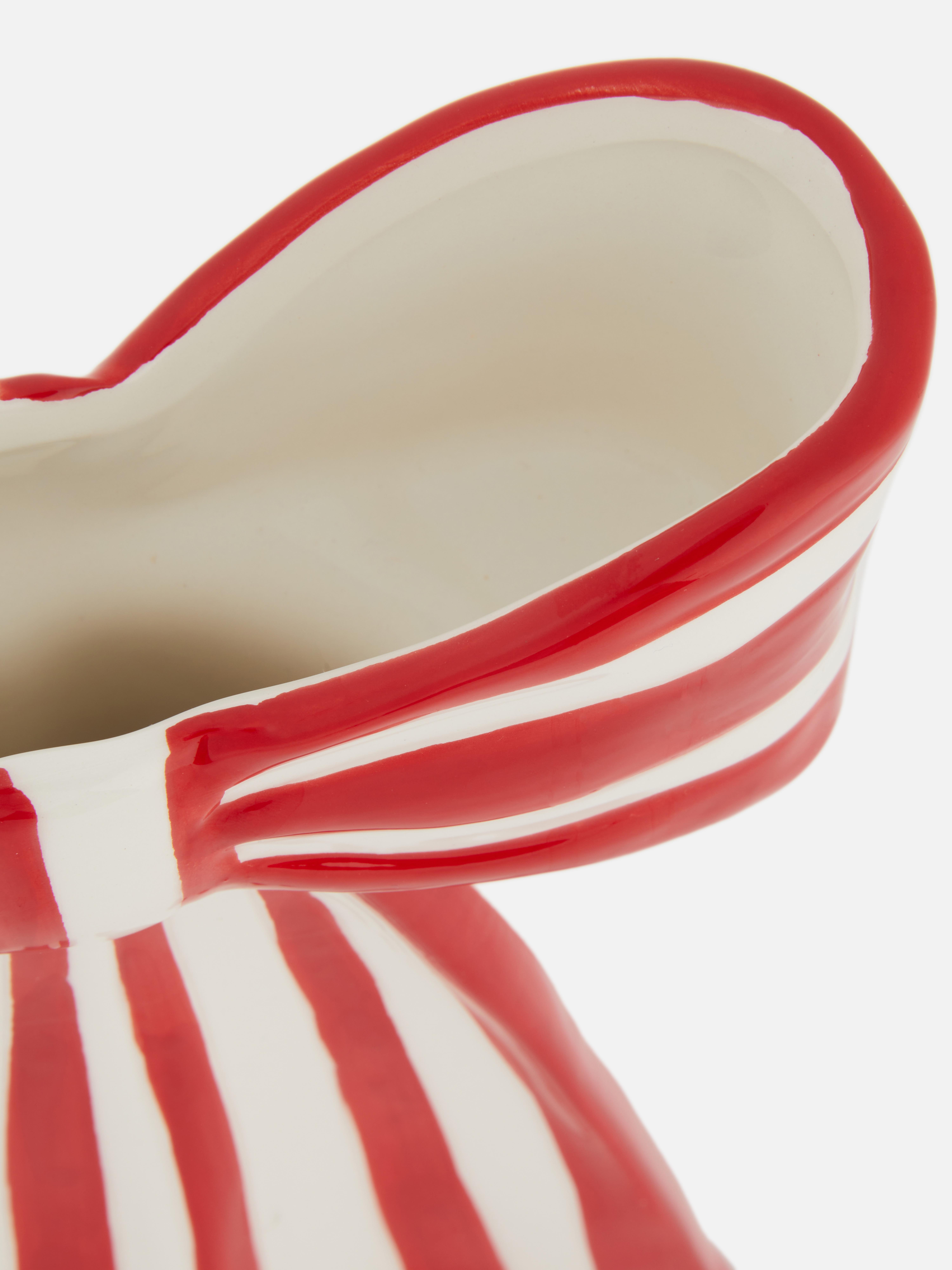 Christmas Bow Shaped Vase