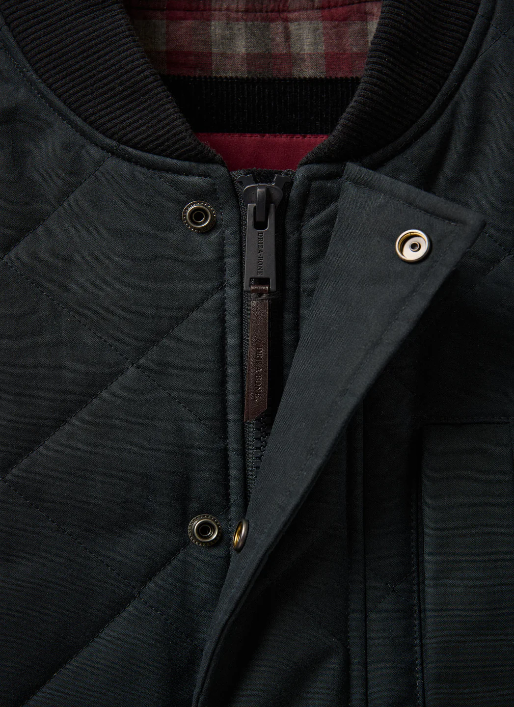 Vintage Wax Quilted Bomber