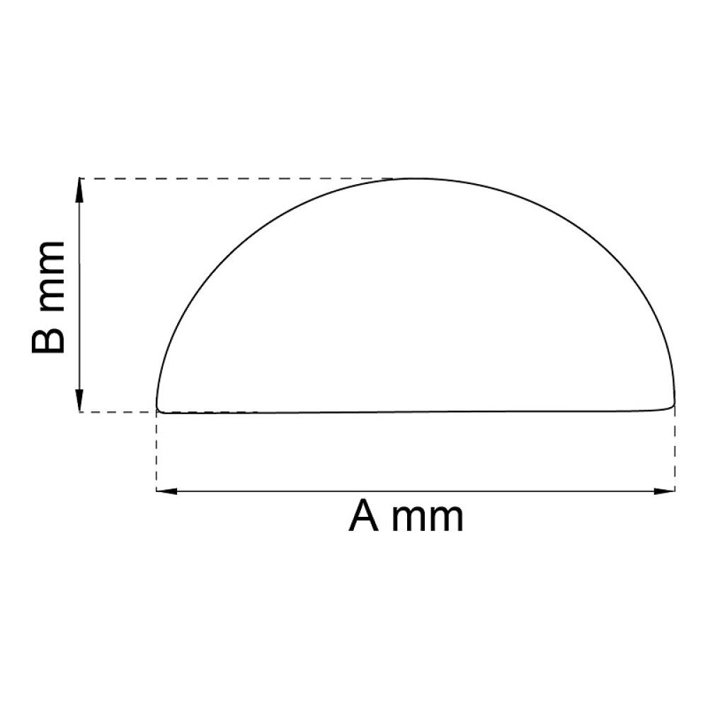 DØRSTOPPER HABO 55X25MM SVART