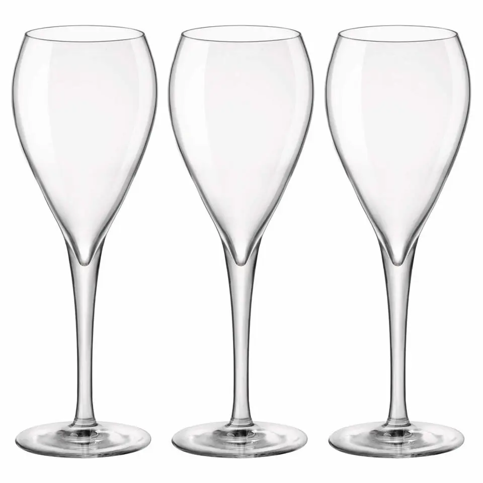 Bormioli Champagneglazen - 6x stuks - transparant - glas - 150 ml