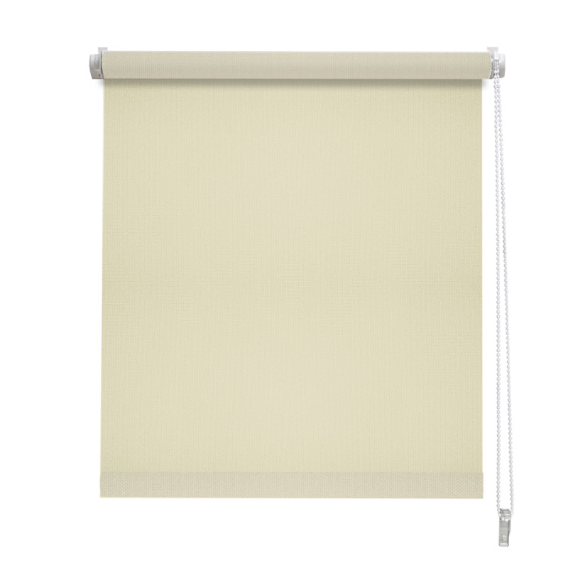 Store enrouleur occultant écru 120 x 190 cm MADECO