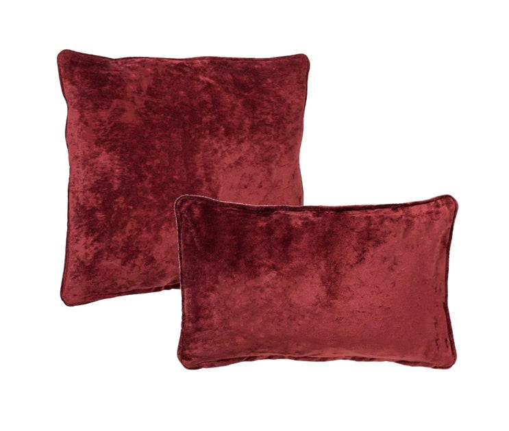 KUSSENSET | 2-delig | Chloe | rood | Hoii | inclusief binnenkussens