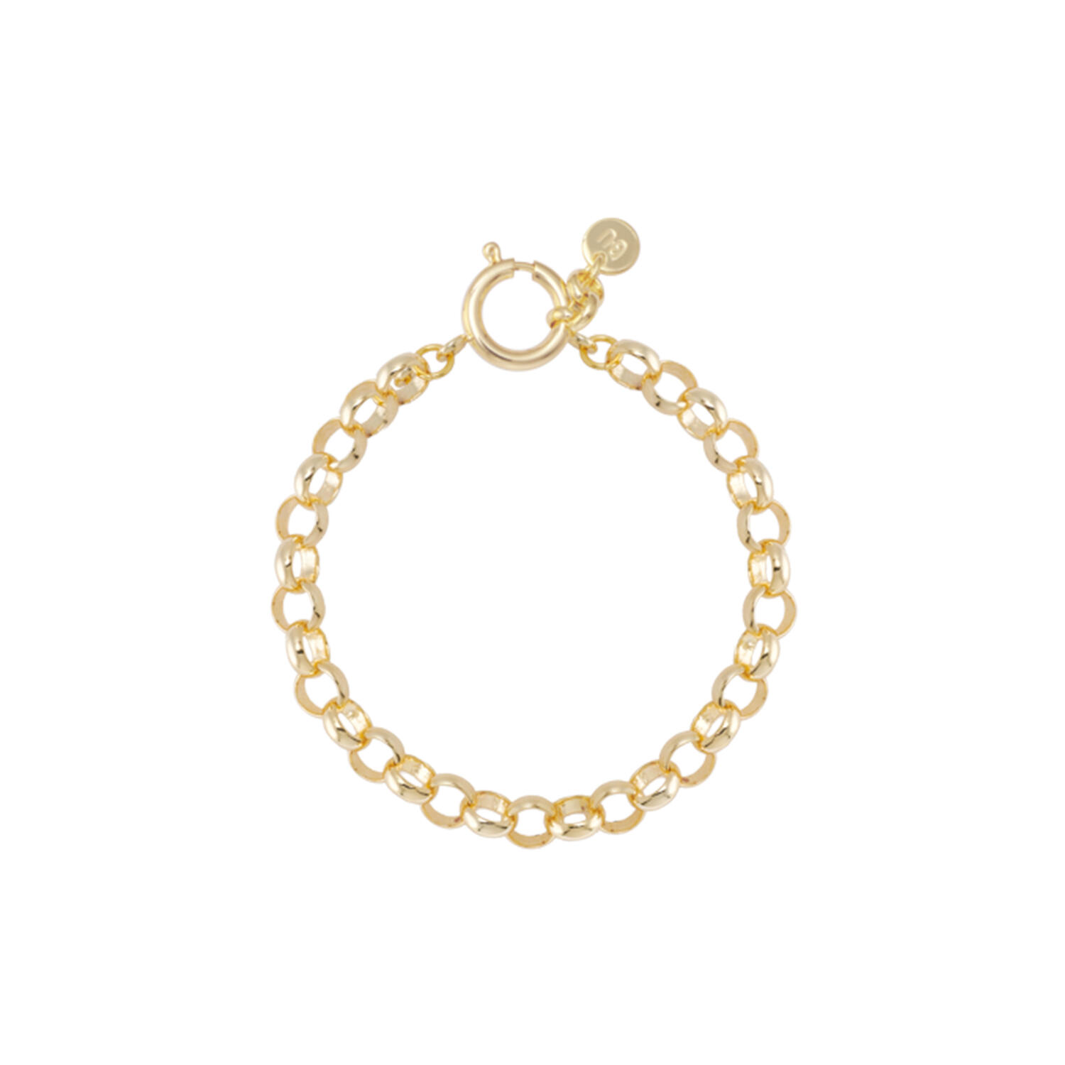 EYELET multi-ring chain bangle