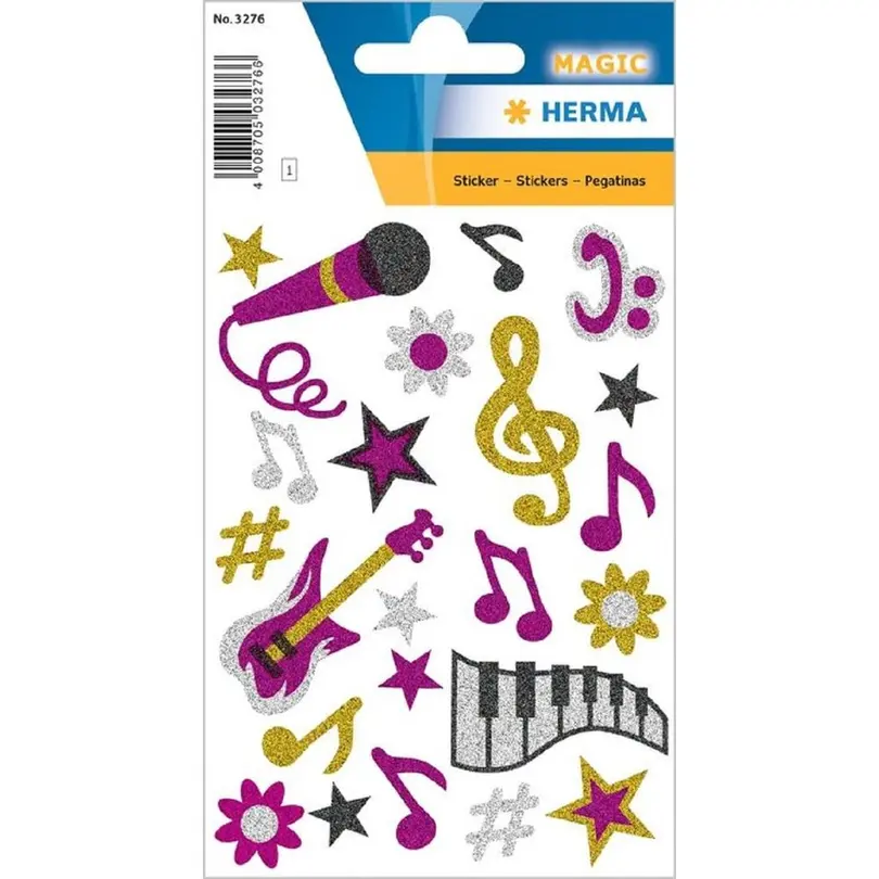 Sticker 10er-Set Musik
