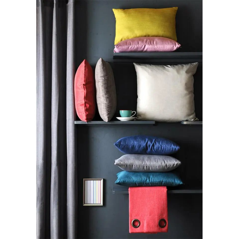 Stof Textile stoelkussen - taupe - 40 x 40 x 4 cm