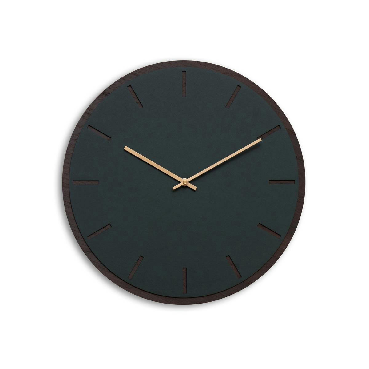 - Horloge murale en linoléum gris D38cm