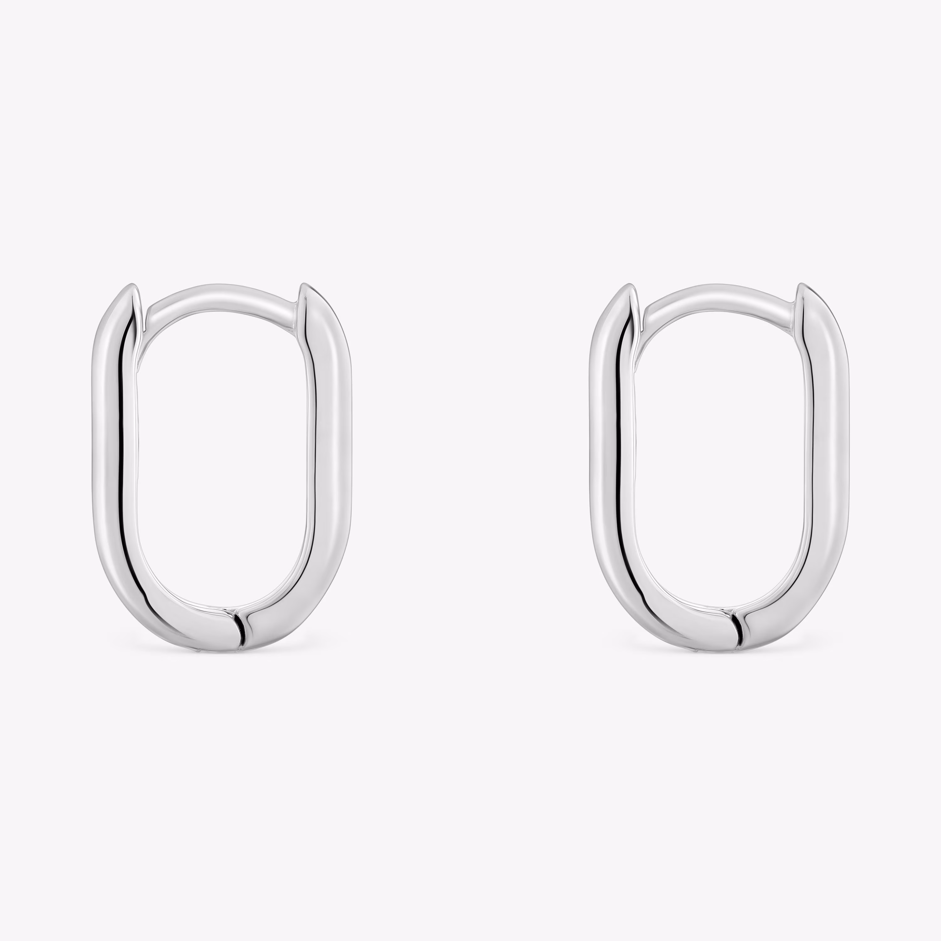 Pendientes aro cortos de plata 12 mm Basicos