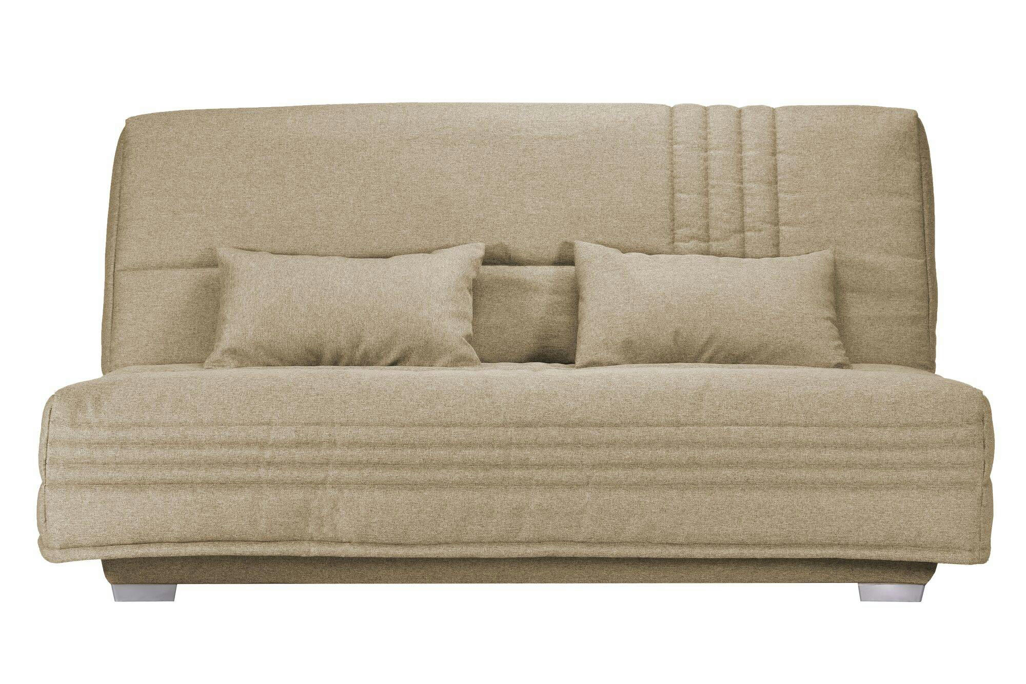 GENAY - Banquette clic-clac avec matelas de 17 cm sable