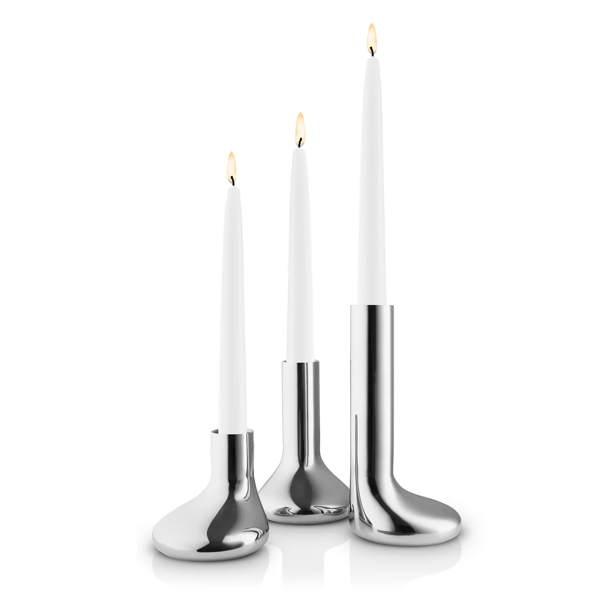 Eva Solo - Mellow Kerzenhalter-Set, Edelstahl (3-tlg.)