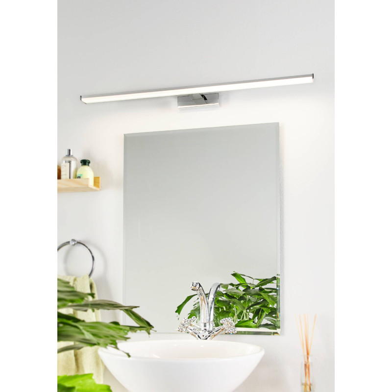 Applique murale LED pour salle de bain Pandella 1 argent 14 W EGLO