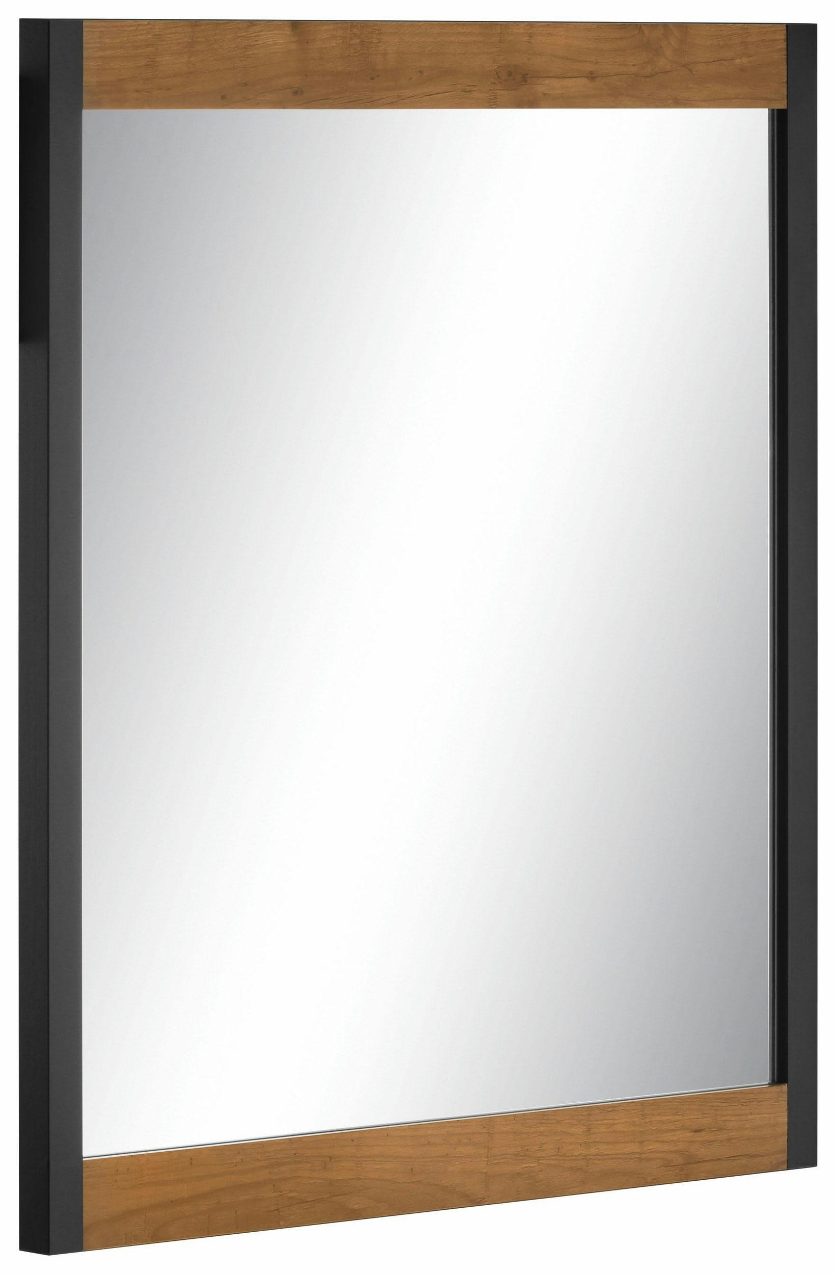 CHRIS - Miroir avec cadre au look bicolore