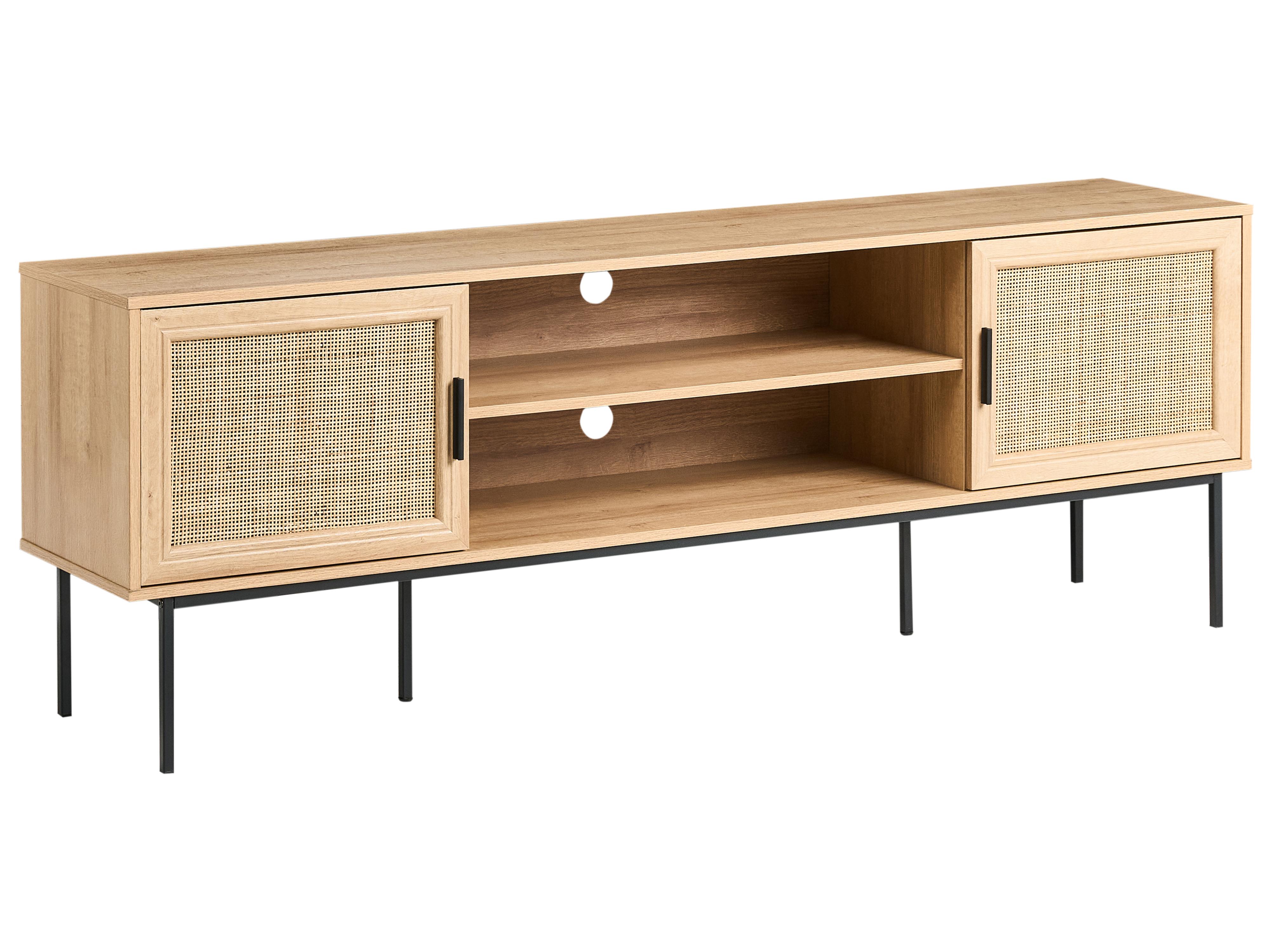 TV Stand PASCO Rattan Light Brown