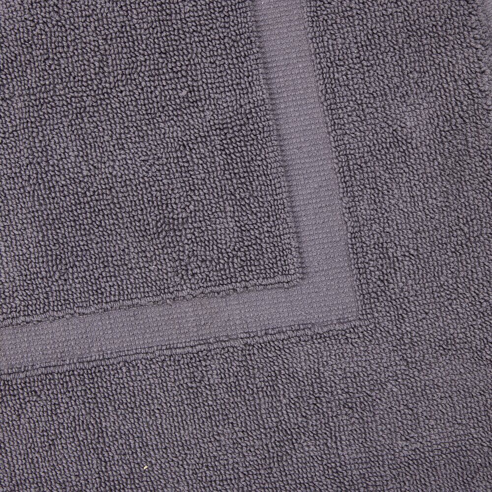 Tapis de bain coton gris 50x80cm