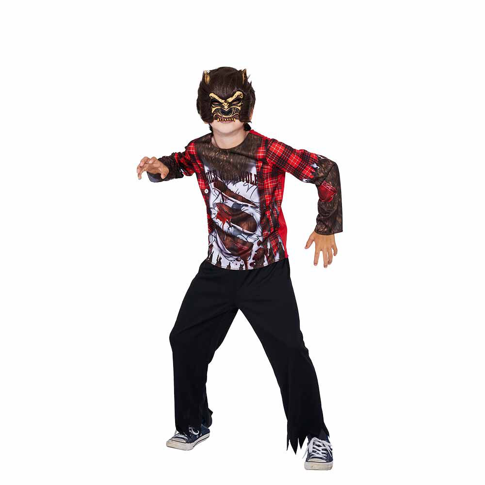 Déguisement enfant Halloween loup garou 11/14 ans