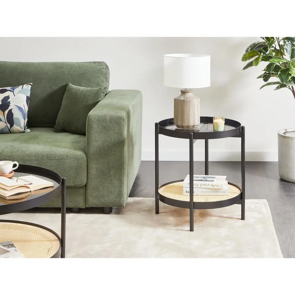 RENO - Bijzettafel - Lichtbruin - Hout