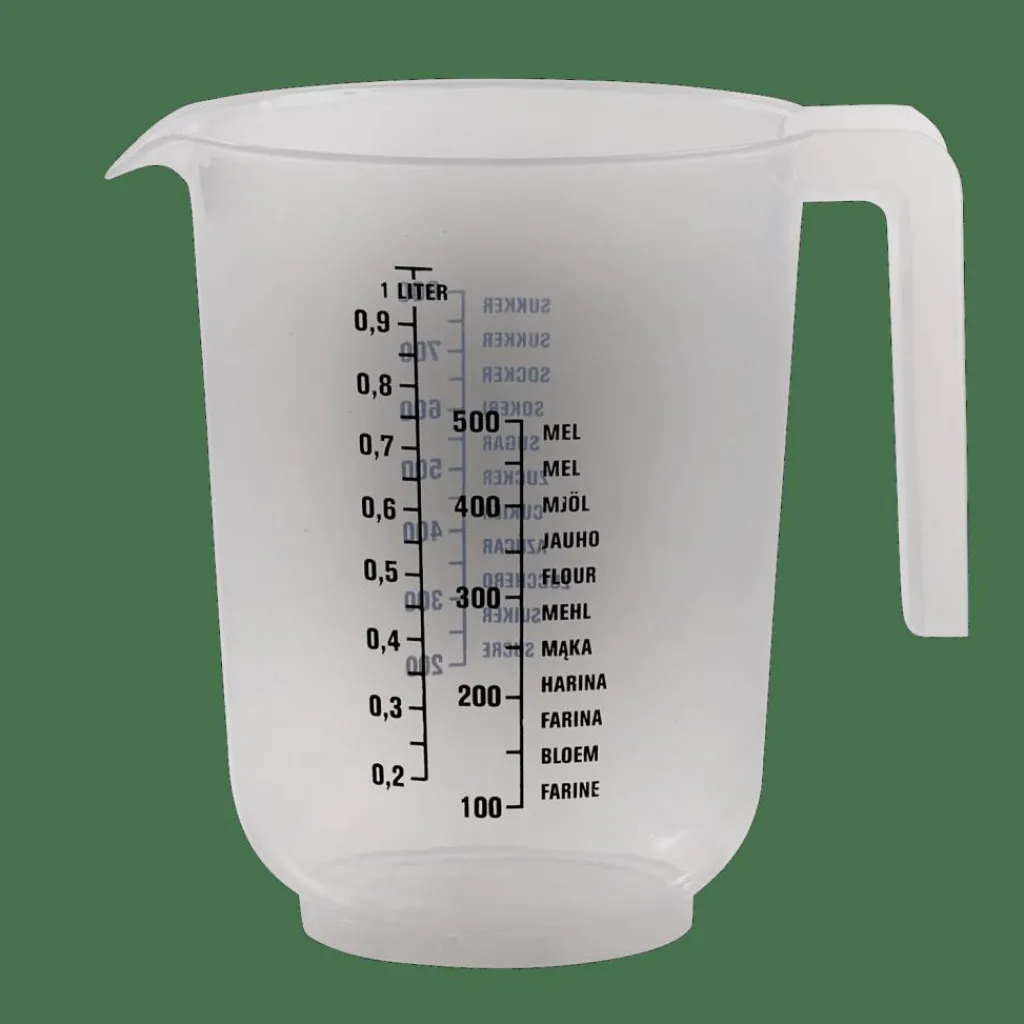 Aide Cuisine^CASA BASIC Verre Doseur 1l Transparent