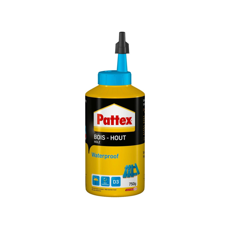 Colle à bois Waterproof 750 g PATTEX