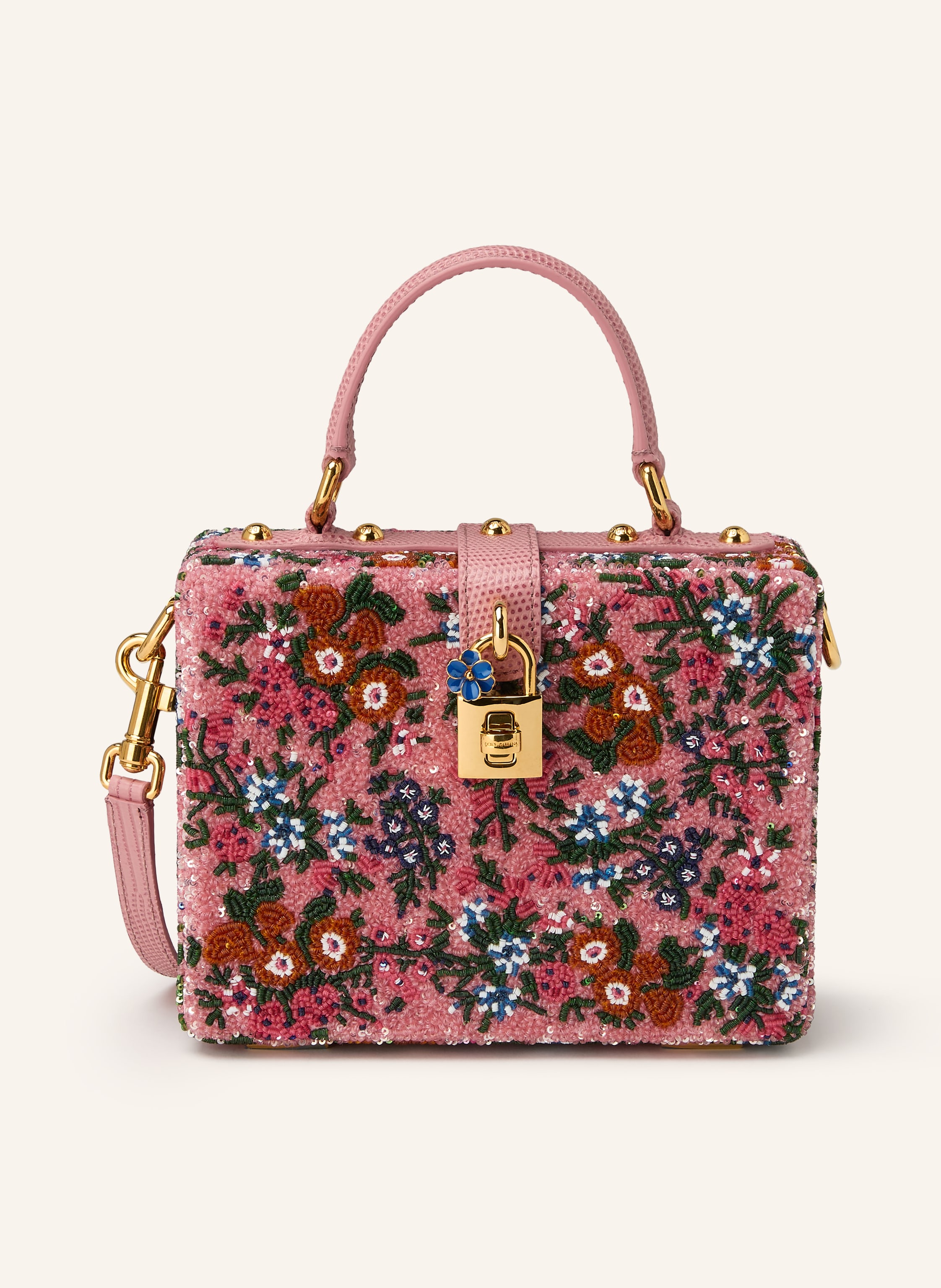 DOLCE & GABBANA Handtasche mit Pailletten