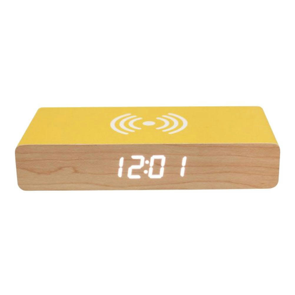 - Réveil jaune chargeur induction