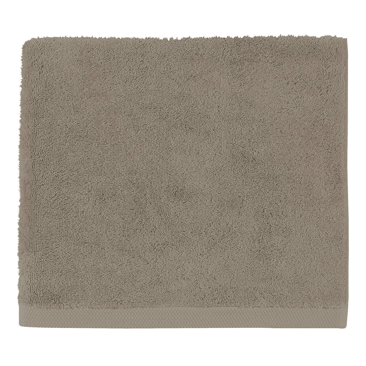 ESSENTIEL - Drap de douche en coton taupe 70x140