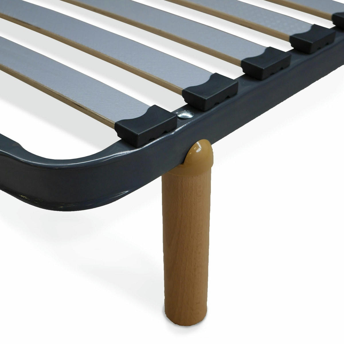 MIRA - Sommier avec pieds 90x200 cm metal