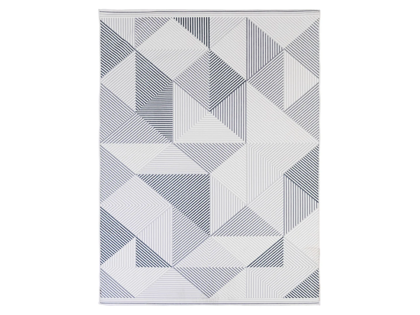 Dywan Bohemia w geometryczne 80x150 cm wzory szary