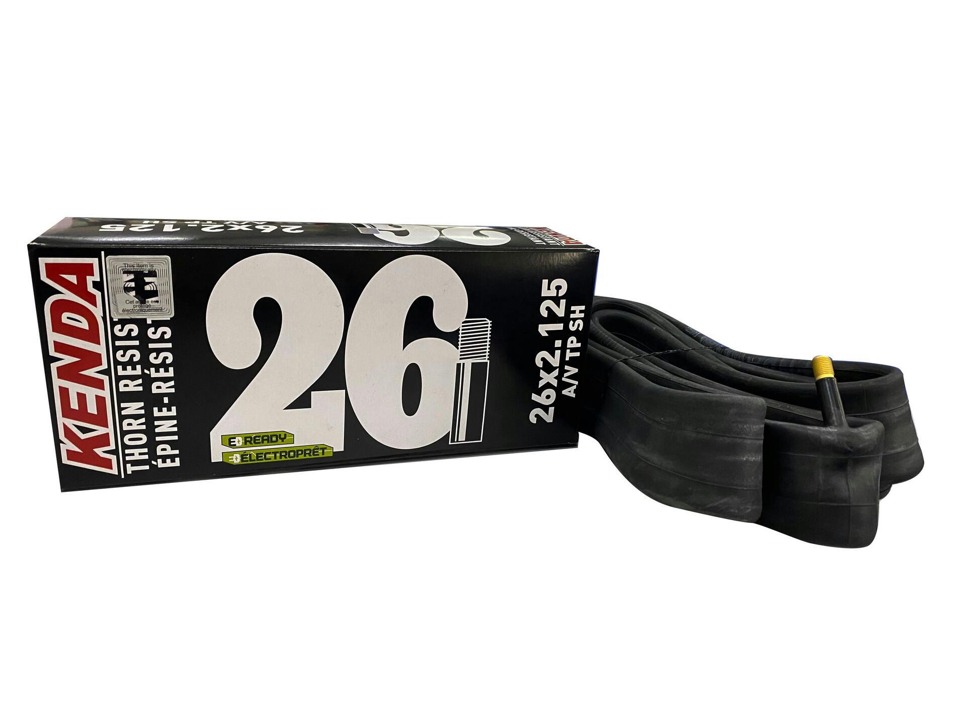Kenda 26X2.125 A/V Schrader Valve Puncture Resistant Bicycle Tube