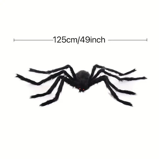 NNETM Double Trouble: Realistic Hairy Spider Duo for Halloween