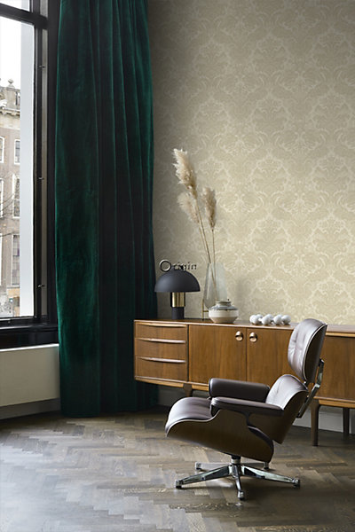 Origin Wallcoverings papier peint ornement beige chaud 53 cm x 10.05 m