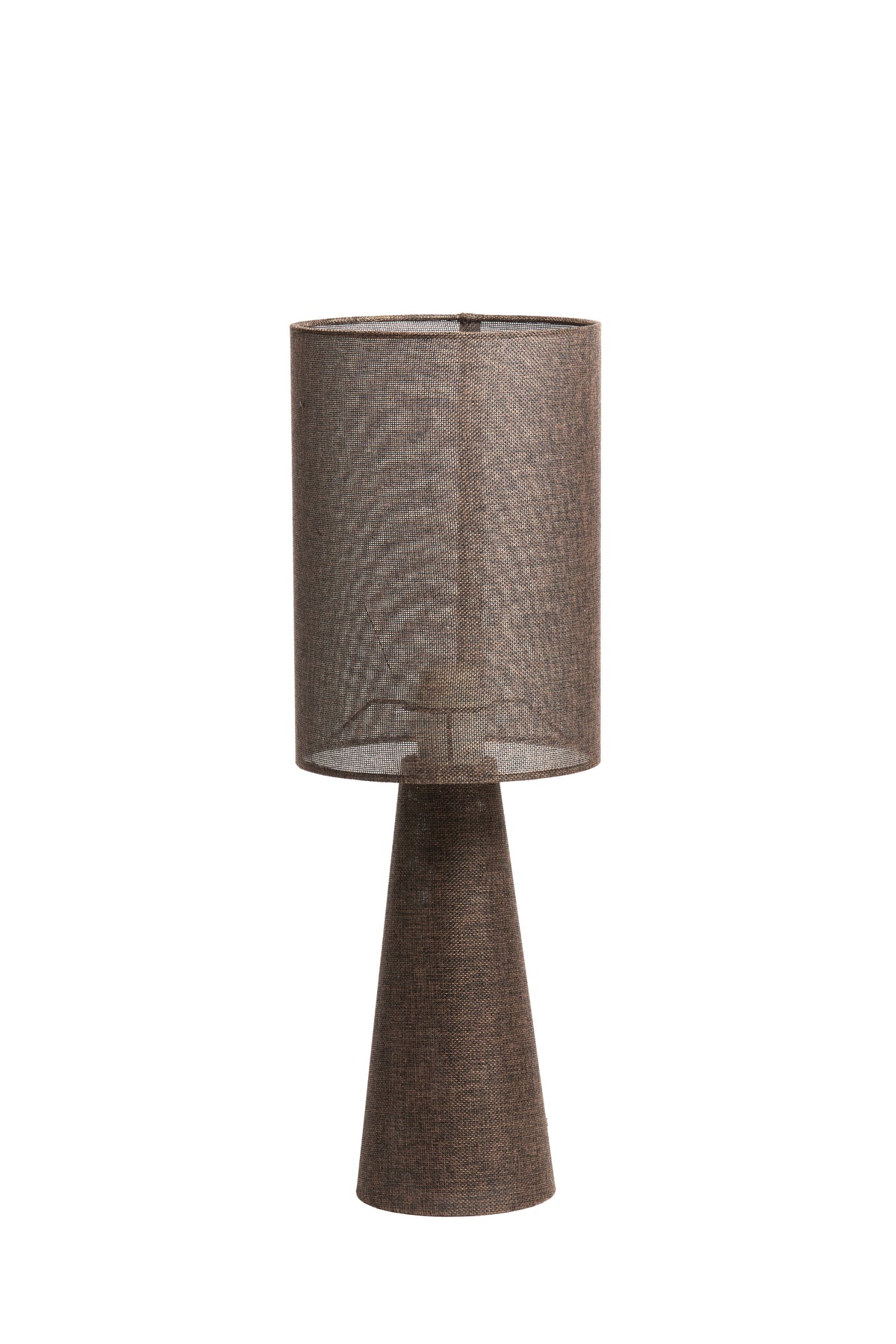 Light & Living tafellamp MICKY - Ø20x58cm - bruin