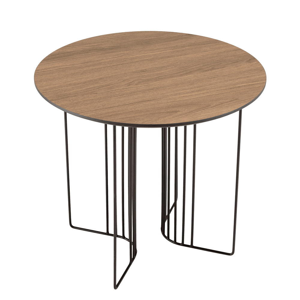Table d'appoint ronde pieds modernes LANDAISE