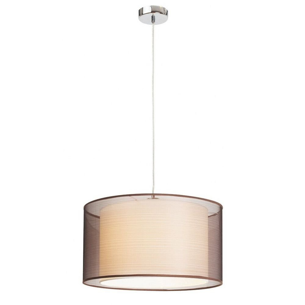 Lampa wisząca chromowana brązowa Anastasia 1xE27x60W Rabalux