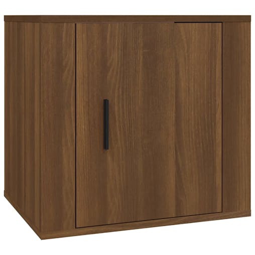 NNEVL Bedside Cabinets 2 pcs Brown Oak 50x39x47 cm