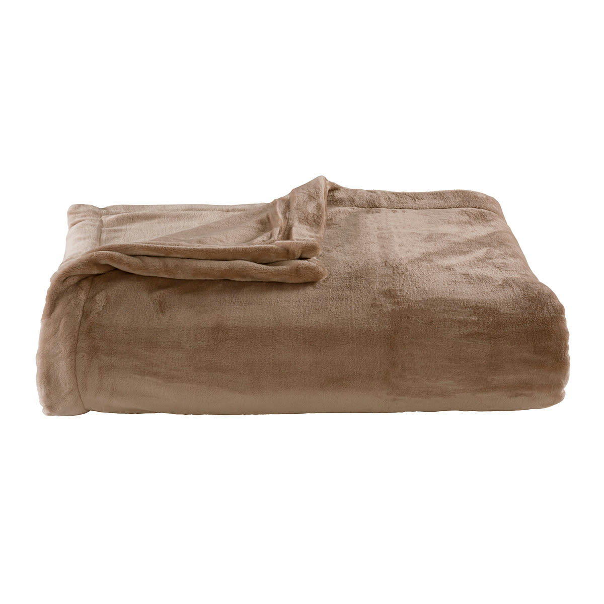 - Couverture Polaire Extra Douce Coloris Taupe 180x220 cm - DODO