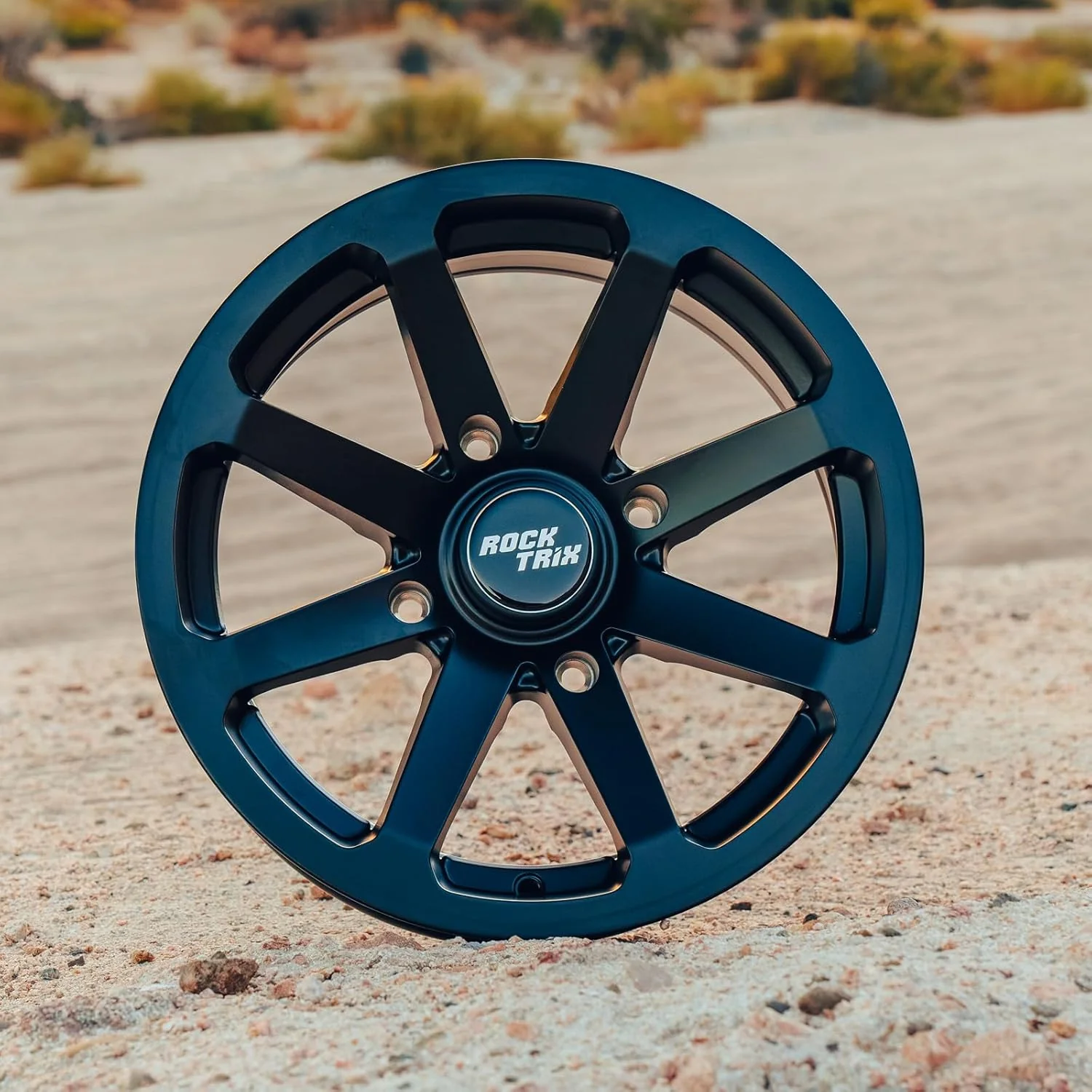 RT102 15in Wheels 15x7 4x137, 4+3 Offset, ATV UTV SxS Rims, Compatible with Can Am Commander Max Defender Max Pro Maverick X3 Maverick Trail, 4/137 Matte Black, Set of 4(14x7 (5+2))