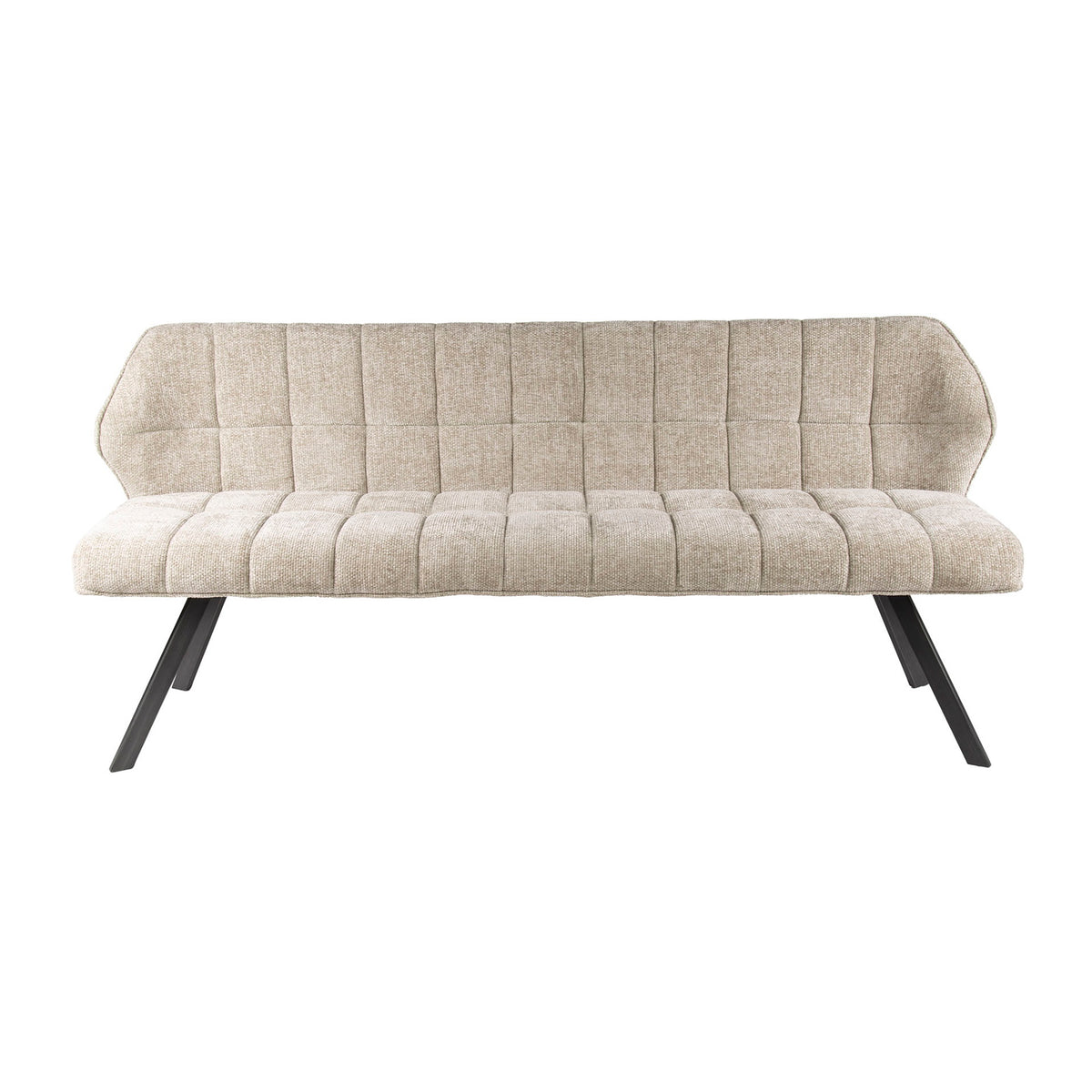 Giga Meubel Eetkamerbank Raster - Zand - 180x59x84cm