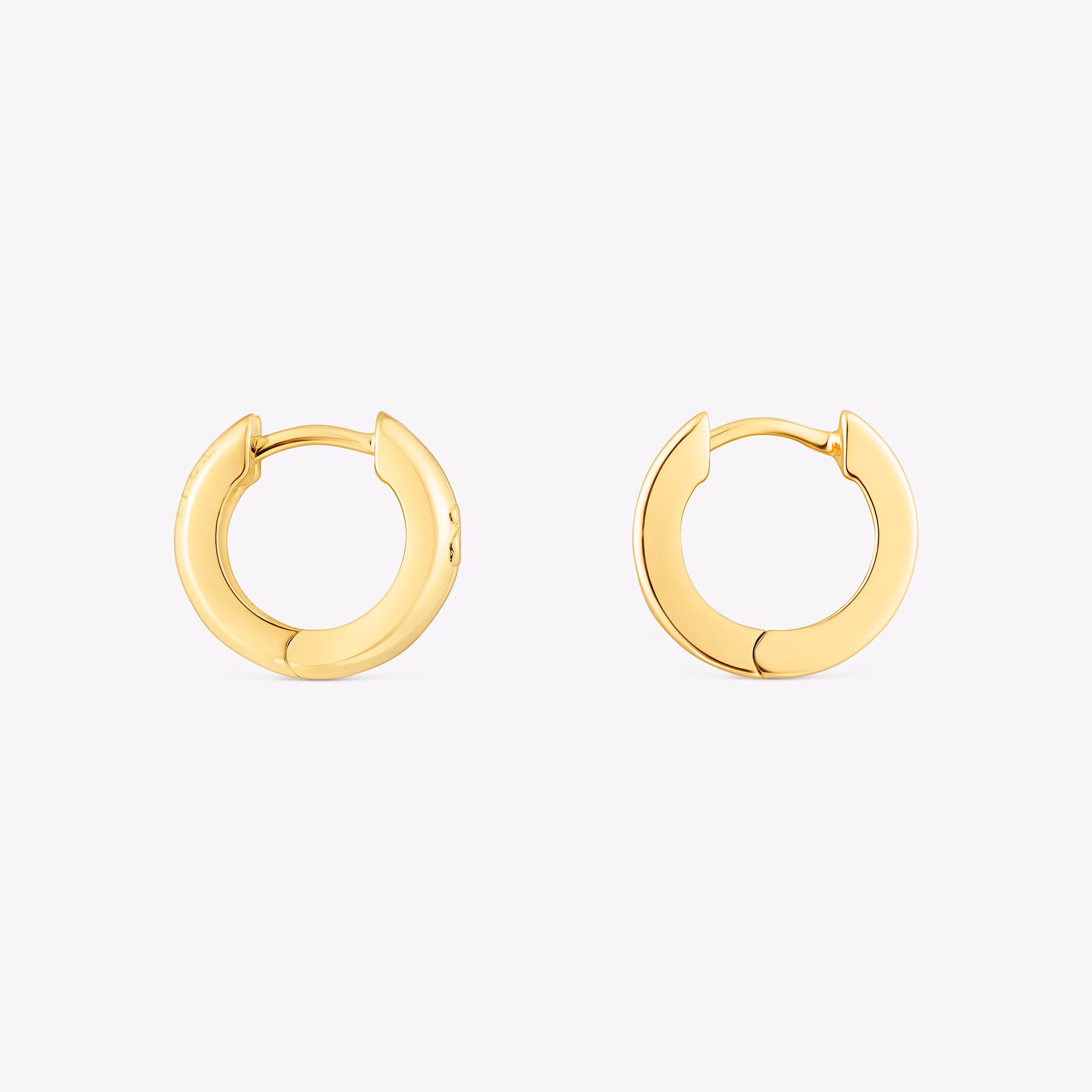 Pendientes doble aro con baño de oro 18 kt sobre plata TOUS Fellow