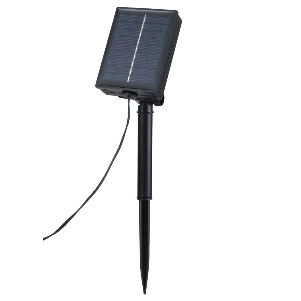 Guirlande de No&euml;l solaire lumineuse 240LED blanc chaud L1790cm