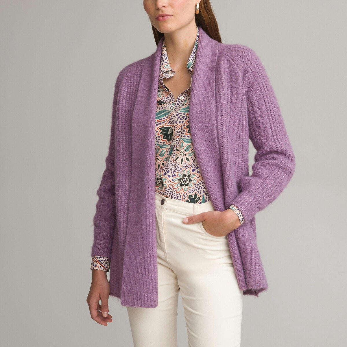 Cardicool long, en grosse maille