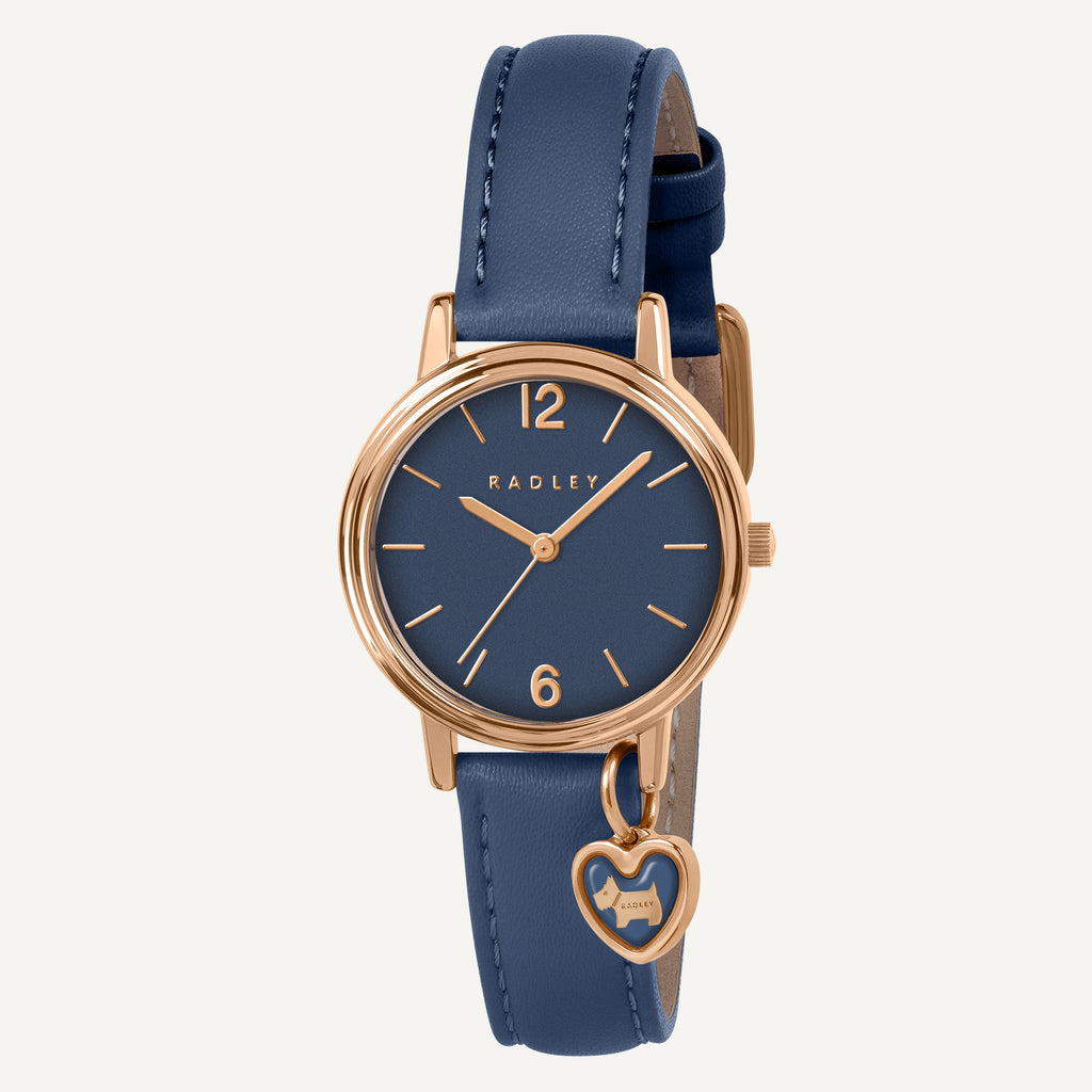 Maldon Mews - 26Mm Leather Strap Watch With Charm