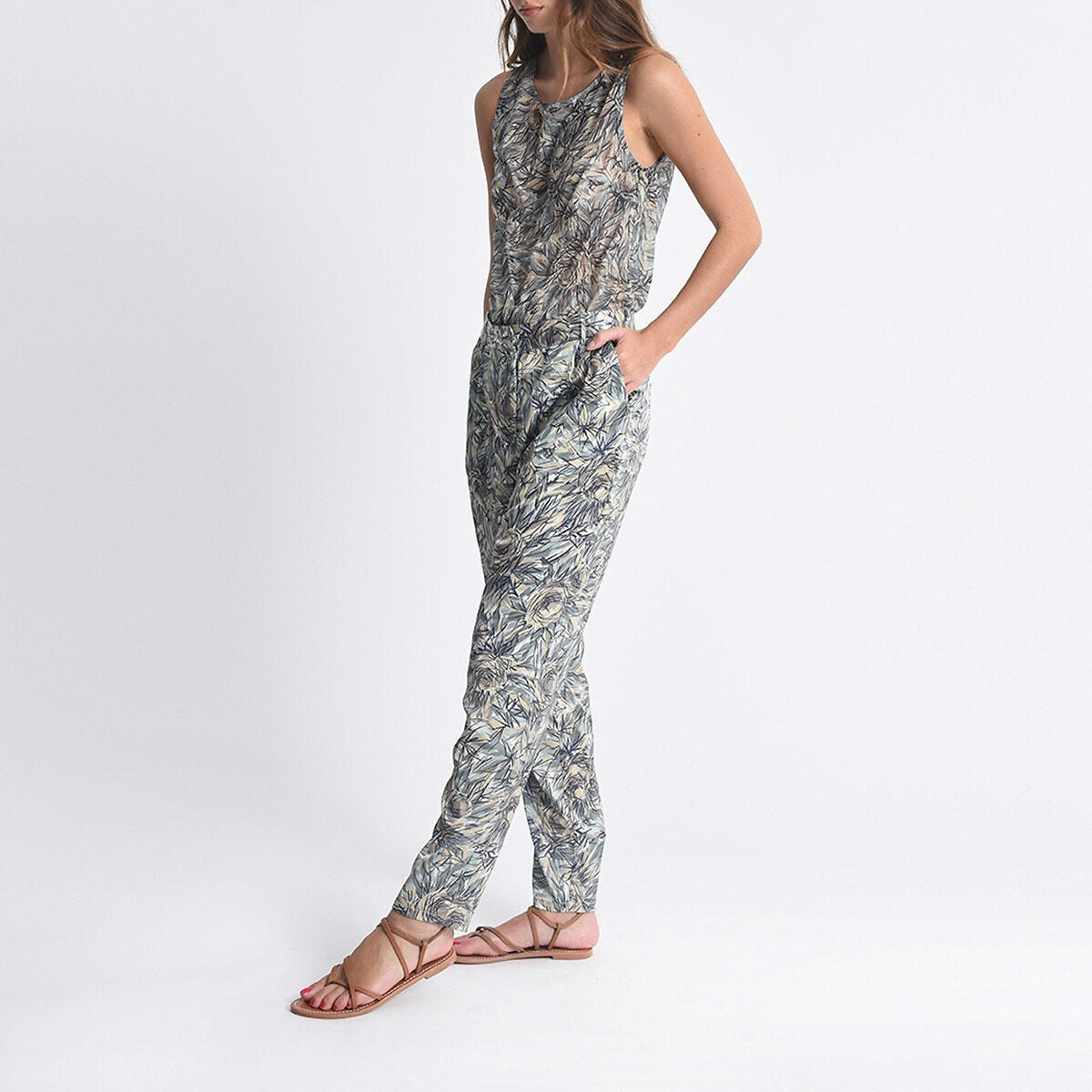 Pantalon fluide imprimé